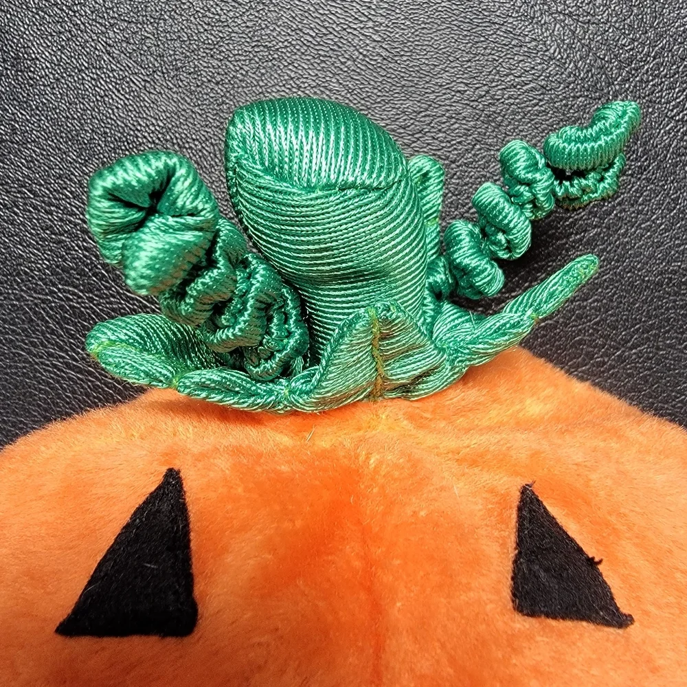 Plush Pumpkin Halloween Dog Pet Costume Hat Collar Set 🎃